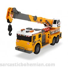 Dickie Toys 24 Light and Sound Construction Crane Truck With Moving Ladder B00TLRXIDY